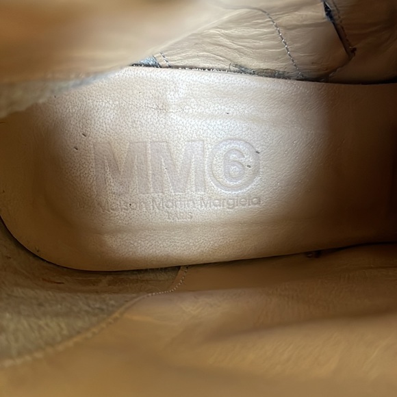 Maison Martin Margiela MM6 brown snakeskin ankle boots, Sz 36 EU/6 US - Picture 5 of 8